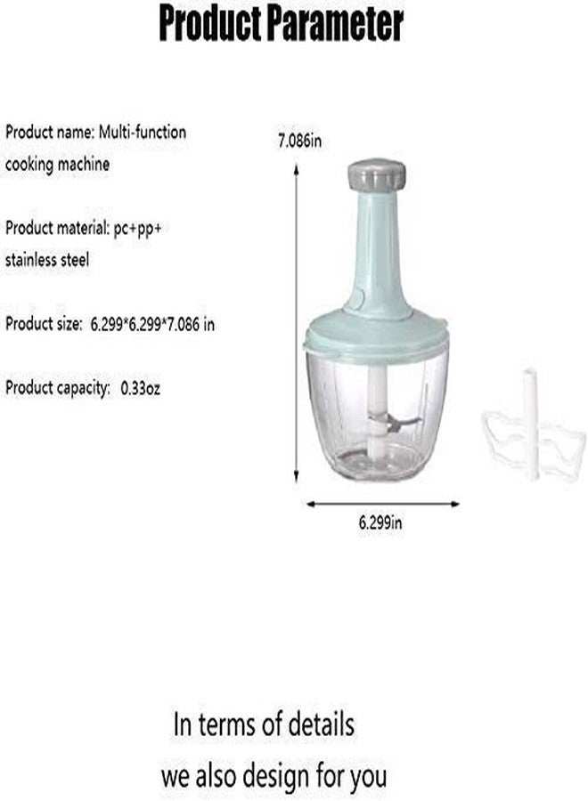 Rexmon Food Chopper, Steel Large Manual Hand-Press Vegetable Chopper Mixer Cutter to Cut Onion, Salad, Tomato, Potato, Meat,Egg Mixer (1 Pcs) - Image 4